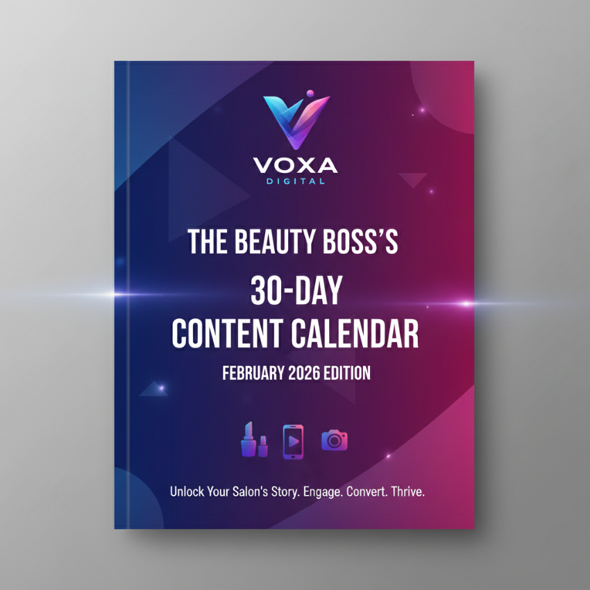 30-Day Social Media Content Calendar for Beauty Businesses February 2026 edition